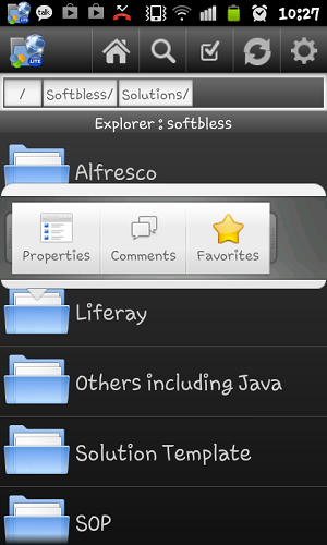 Searching-Alfresco-Android