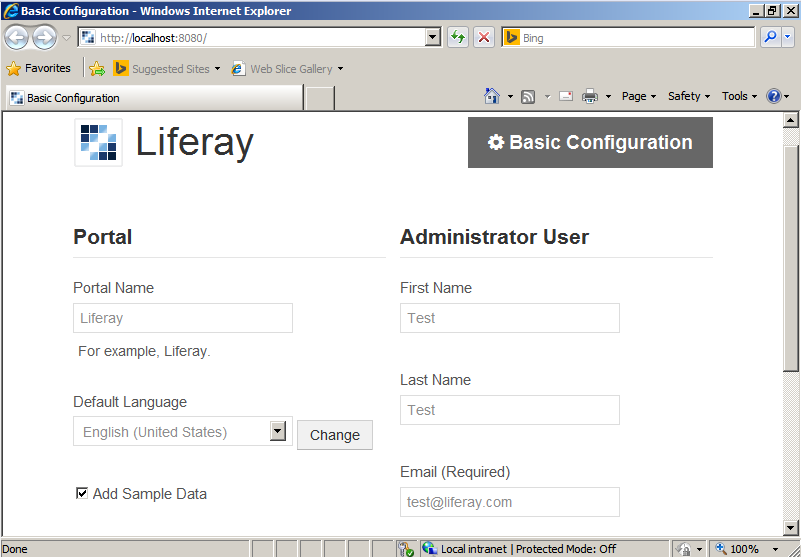 Basic Configuration