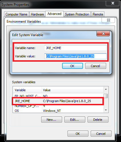 JRE_HOME Environment Variable